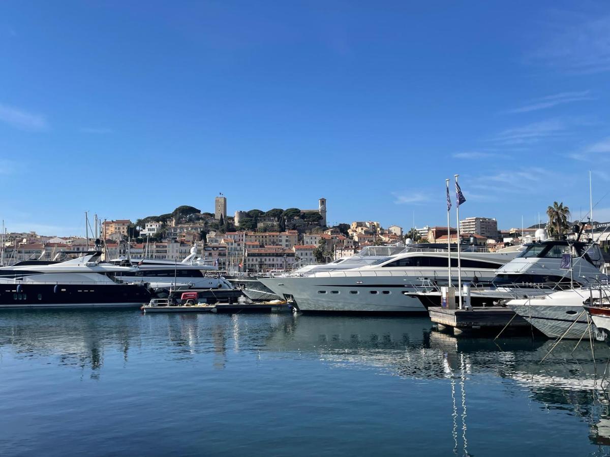 Cannes : Agreable Et Lumineux Appartement Vue Mer Eksteriør billede